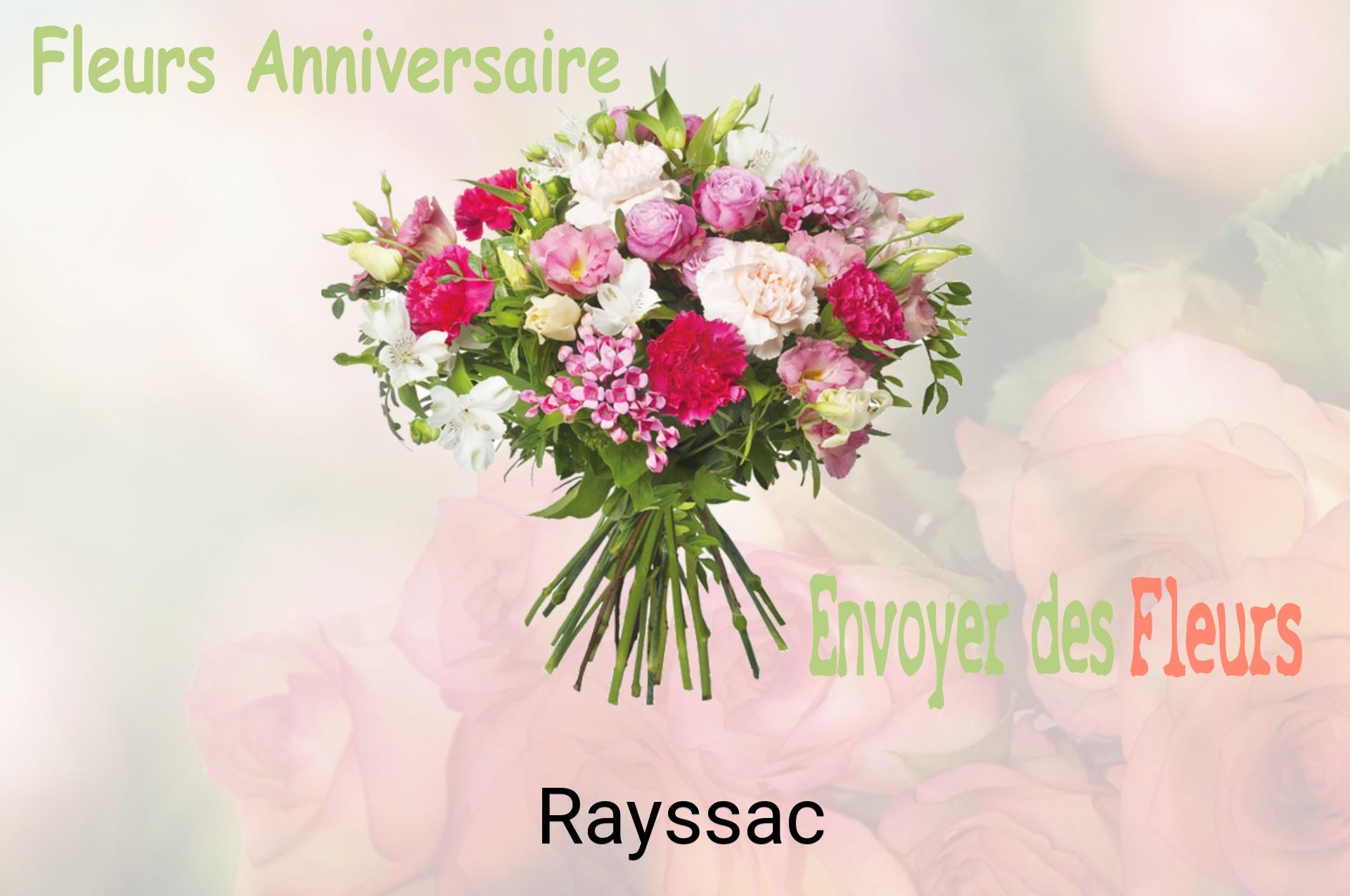 Bouquet de fleurs d’anniversaire livré à Rayssac
